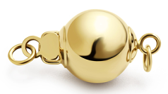 Sluiting in Ball - 14k Yellow Gold