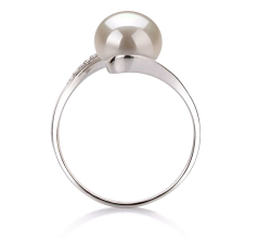 9-10mm Zoetwater Ring in Chantel Wit