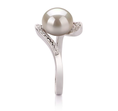 9-10mm Zoetwater Ring in Chantel Wit