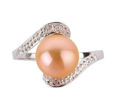 9-10mm Zoetwater Ring in Chantel Roze