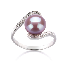 9-10mm Zoetwater Ring in Chantel Lavendel