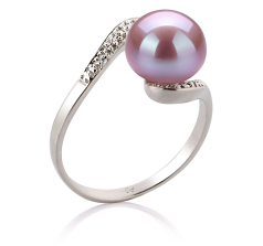 9-10mm Zoetwater Ring in Chantel Lavendel