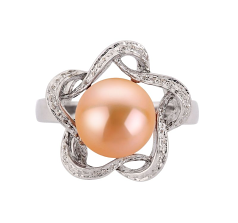 9-10mm Zoetwater Ring in Fiona Roze