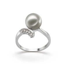 8-9mm Japanse Akoya Ring in Grace Wit