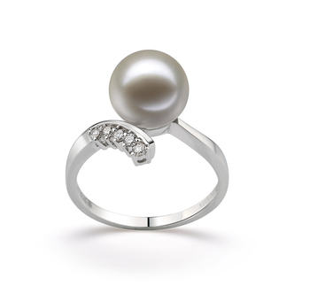 9-10mm Zoetwater Ring in Grace Wit