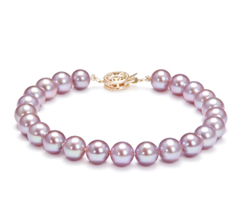 7-8mm Zoetwater Armband in Lavendel