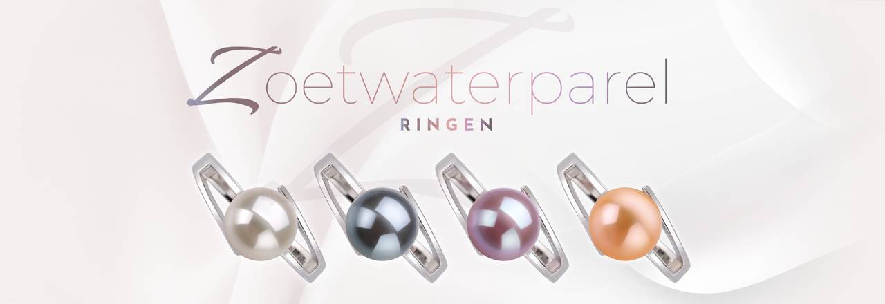 PearlsOnly Zoetwaterparel ringen