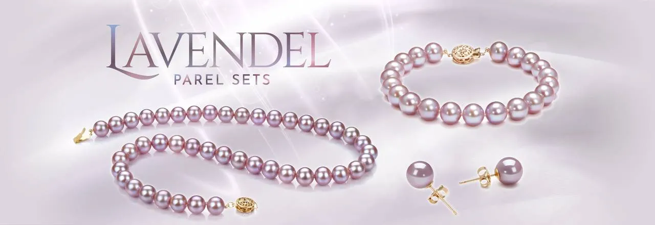 PearlsOnly Lavendel parel sets