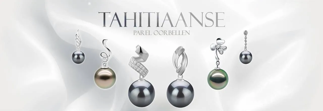 PearlsOnly Tahitiaanse oorbellen