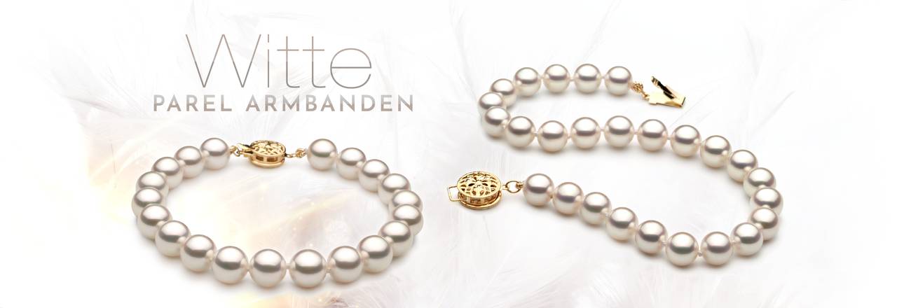 PearlsOnly Witte parel armbanden